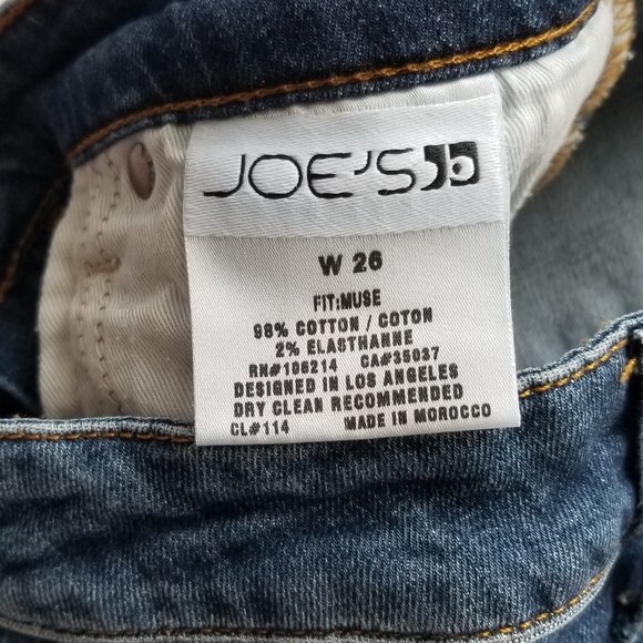 Joe's Jeans MUSE Bootcut Jeans - dark wash, size 26 - Picture 5 of 5